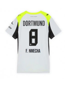 Borussia Dortmund Felix Nmecha #8 Replika Borta Kläder Dam 2025-26 Kortärmad